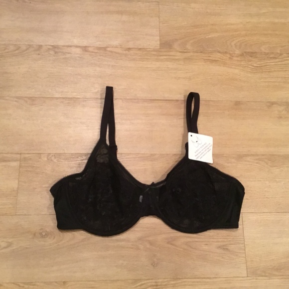 Women’s Full Coverage Minimizer Lace Unlined Underwire Bra - Picture 6 of 8